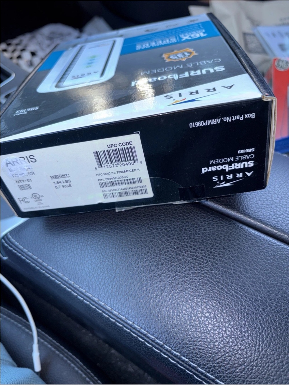 ARRIS Surfboard Cable Modem - Black